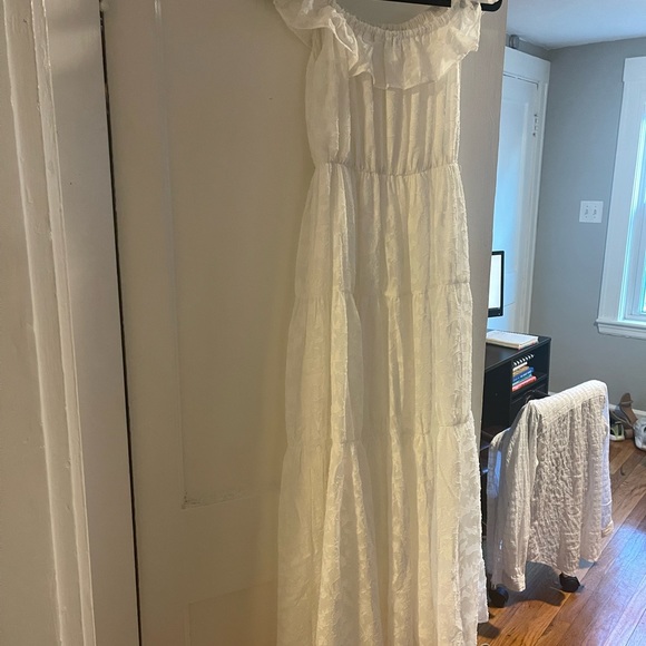Twirl of Your Dreams Off Shoulder Maxi (Size Medium) - Picture 4 of 5